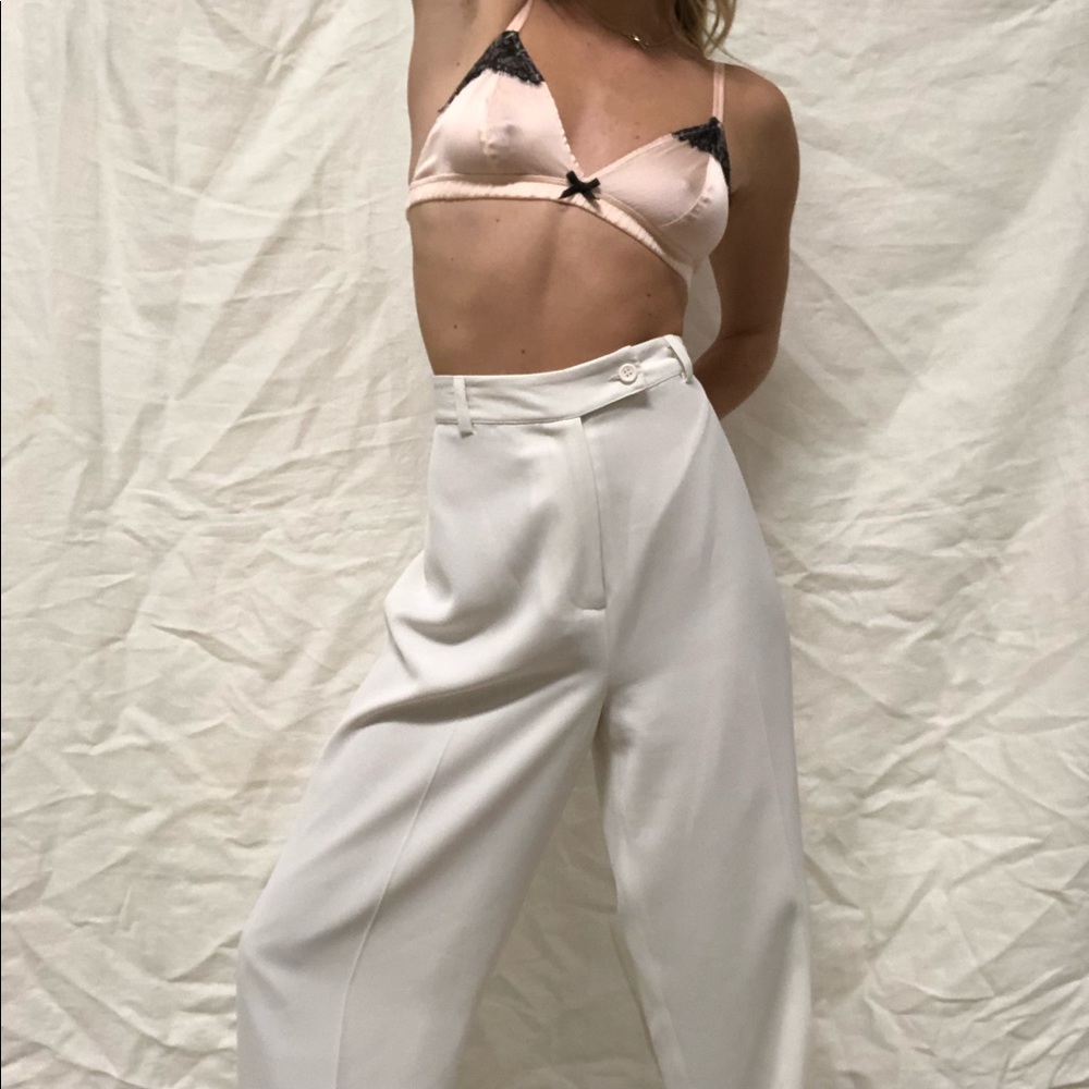 Vintage cream trousers